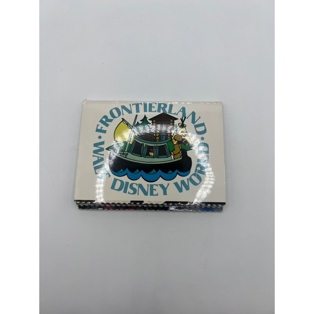 Vintage Walt Disney World Frontierland Mini Postcards Incomplete Disneyana Rides